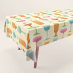 Vintage Cocktail Glasses  Tablecloth Gallery Image 1