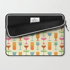 Vintage Cocktail Glasses  Laptop Sleeve Gallery Image 2