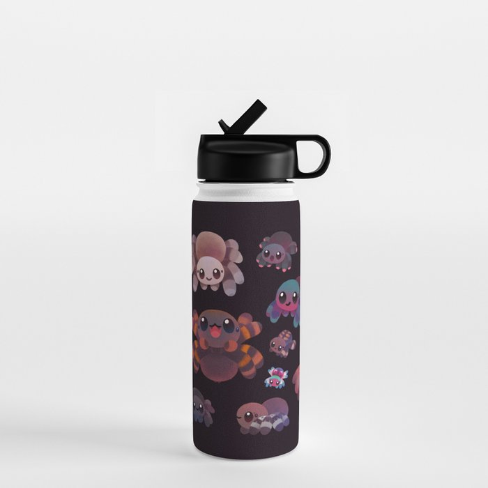 Tarantulas - dark Water Bottle Gallery Image 1