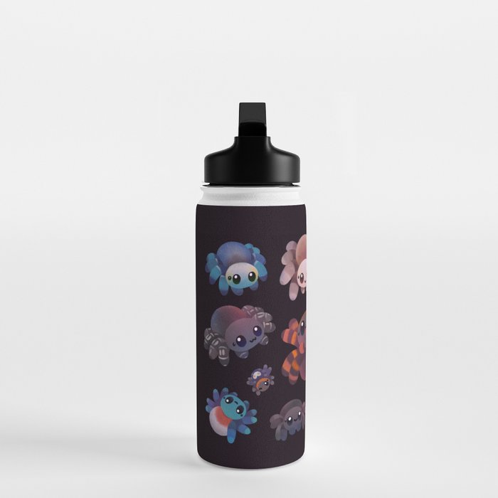 Tarantulas - dark Water Bottle Gallery Image 3
