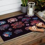 Tarantulas - dark Outdoor Rug Gallery Image 2