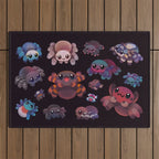 Tarantulas - dark Outdoor Rug Gallery Image 1