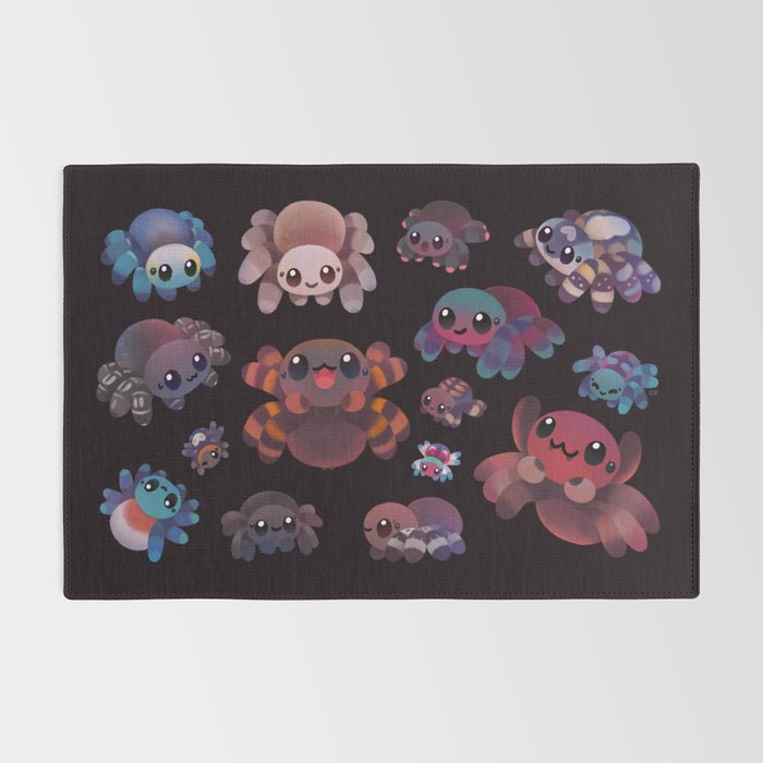 Tarantulas - dark Rug Gallery Image 2