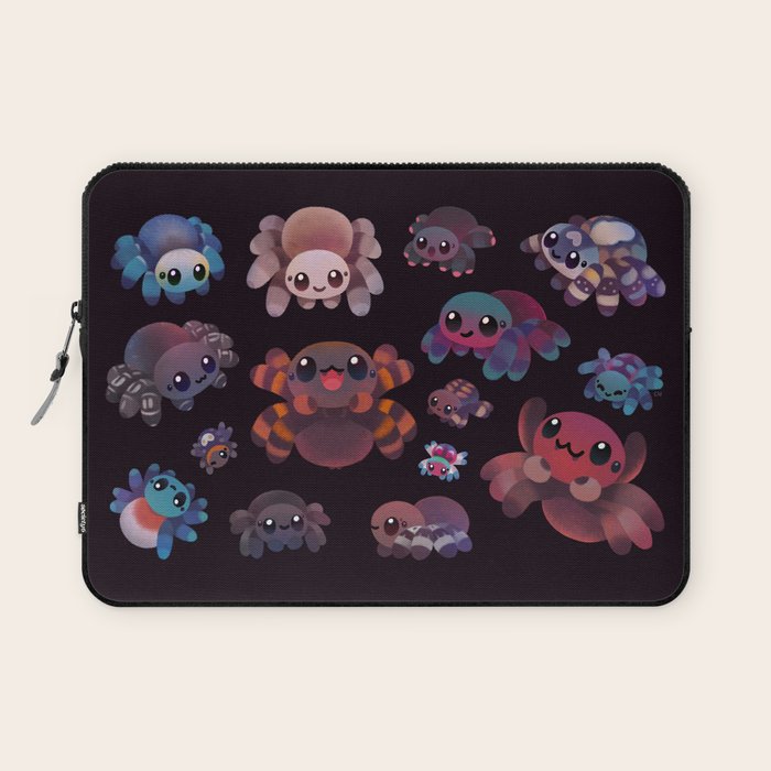 Tarantulas - dark Laptop Sleeve Gallery Image 1