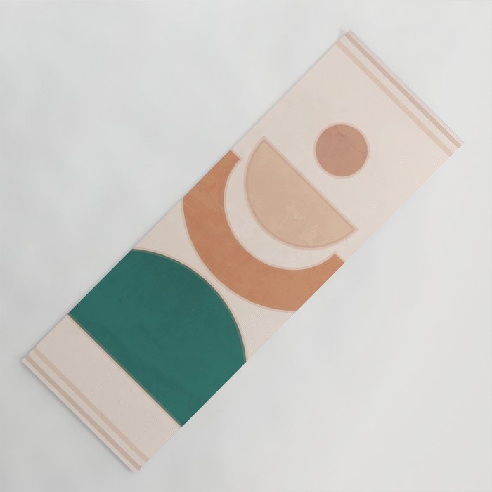 Minimal Geometric Shapes 108 Yoga Mat Gallery Image 1