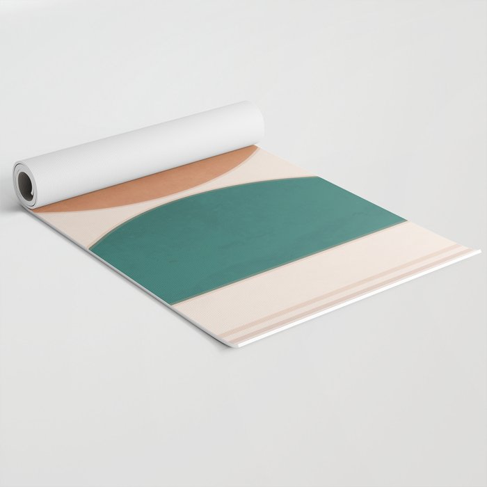 Minimal Geometric Shapes 108 Yoga Mat Gallery Image 2