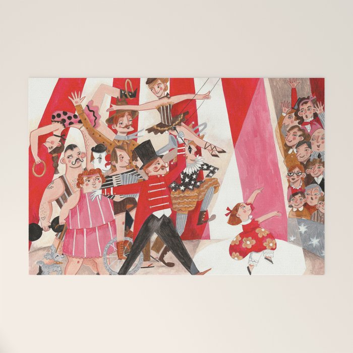 Circus in town Welcome Mat Gallery Image 1