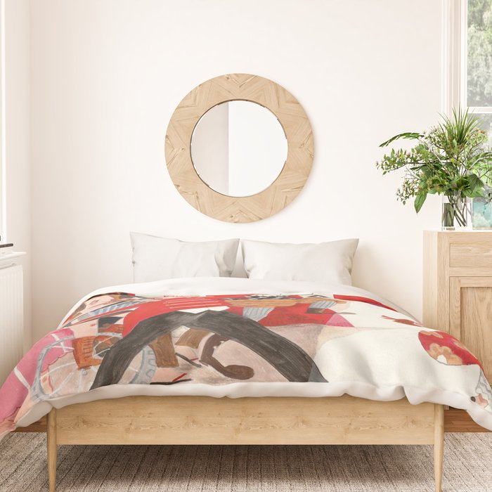 Circus in town Duvet Cover Gallery Image 3