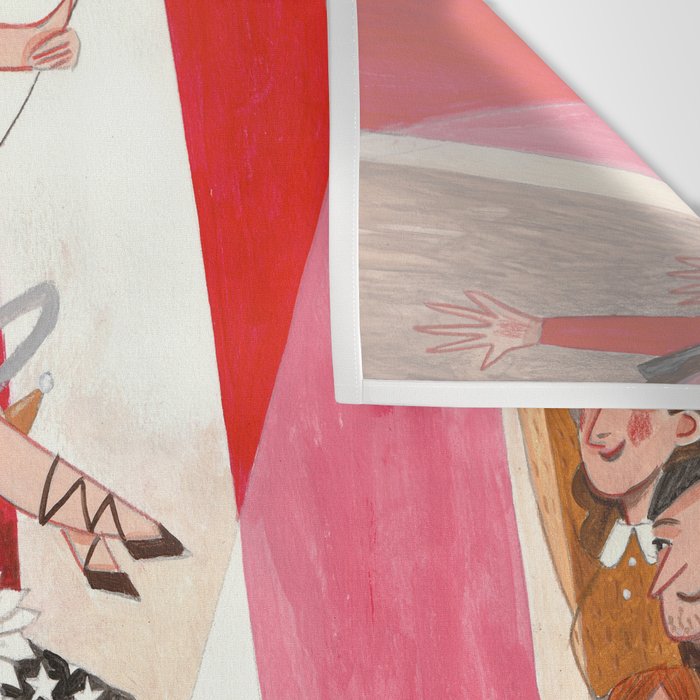 Circus in town Wall Tapestry Gallery Image 3