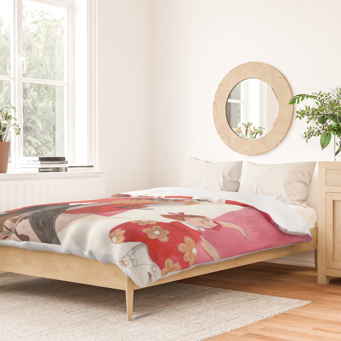 Circus in town Duvet Cover Gallery Image 2