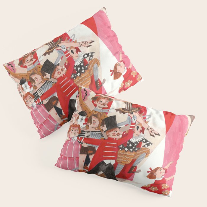 Circus in town Pillow Sham Gallery Image 3