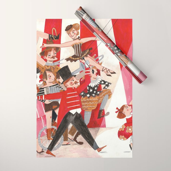 Circus in town Wrapping Paper Gallery Image 1