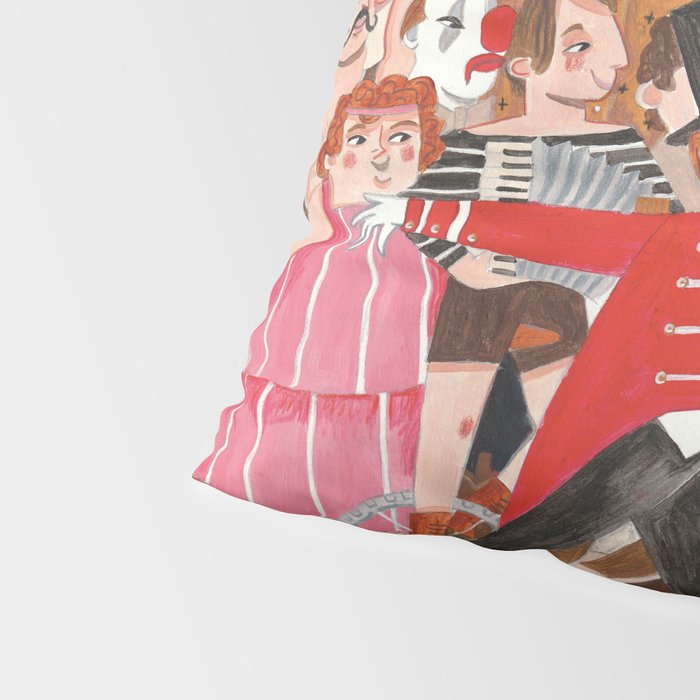 Circus in town Pillow Sham Gallery Image 4