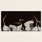Japanese Heron Landscape Desk Mat Gallery Image 3