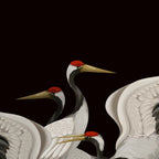 Japanese Heron Landscape Coffee Mug Gallery Image 2