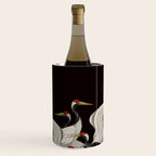 Japanese Heron Landscape Wine Chiller Gallery Image 1