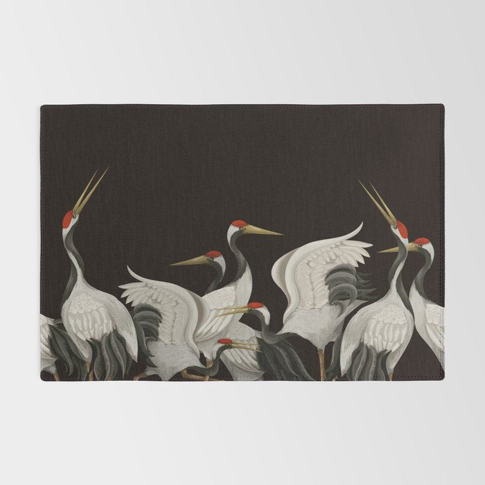 Japanese Heron Landscape Rug Gallery Image 2