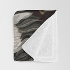 Japanese Heron Landscape Throw Blanket Gallery Image 3