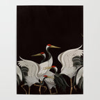 Japanese Heron Landscape Poster Gallery Image 4