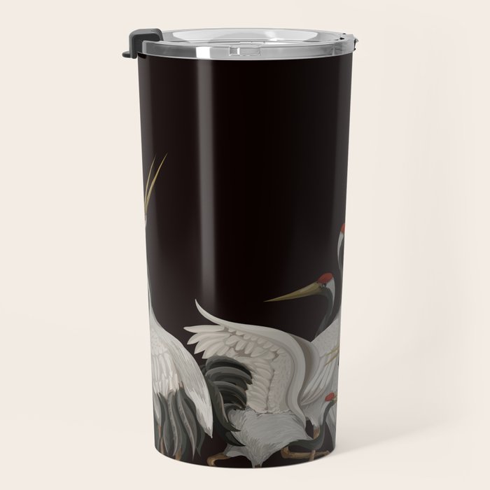Japanese Heron Landscape Travel Mug Gallery Image 3
