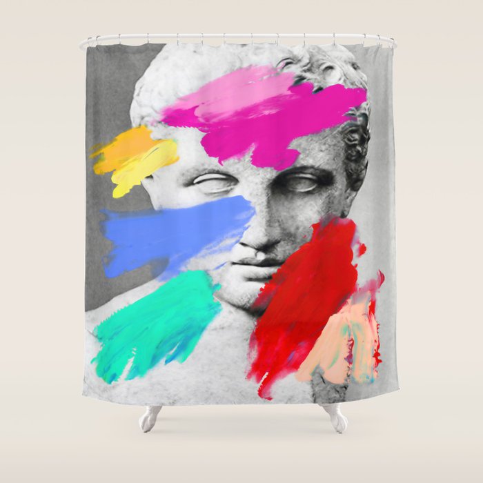 Composition 726 Shower Curtain Gallery Image 1