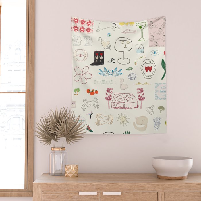 LONG STORY Wall Tapestry Gallery Image 2