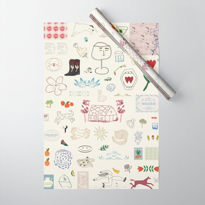 LONG STORY Wrapping Paper Gallery Image 1