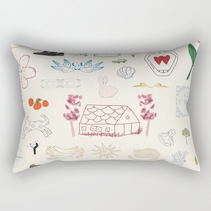 LONG STORY Rectangular Pillow Gallery Image 2