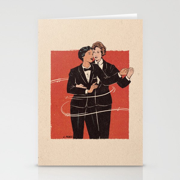 dancers Stationery Card Gallery Image 2