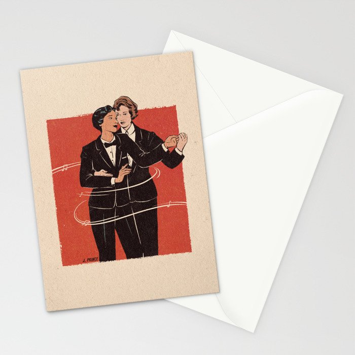 dancers Stationery Card Gallery Image 2