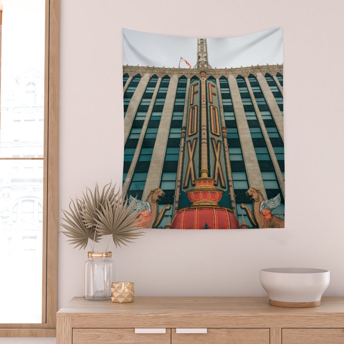 Fox Theater, Detroit 02 Wall Tapestry Gallery Image 2