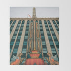 Fox Theater, Detroit 02 Throw Blanket Gallery Image 2
