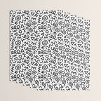 Fun black and white doodle art pattern Wrapping Paper Gallery Image 3