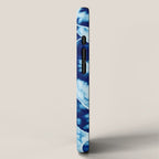 Shibori: Japanese Indigo Tie-Dye Pattern 02 iPhone Case Gallery Image 2