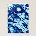 Shibori: Japanese Indigo Tie-Dye Pattern 02 Stationery Card Gallery Image 2