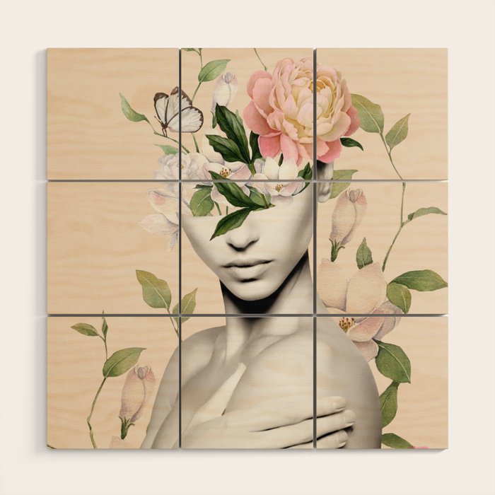 Floral beauty 6 Wood Wall Art Gallery Image 1