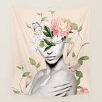 Floral beauty 6 Wall Tapestry Gallery Image 4