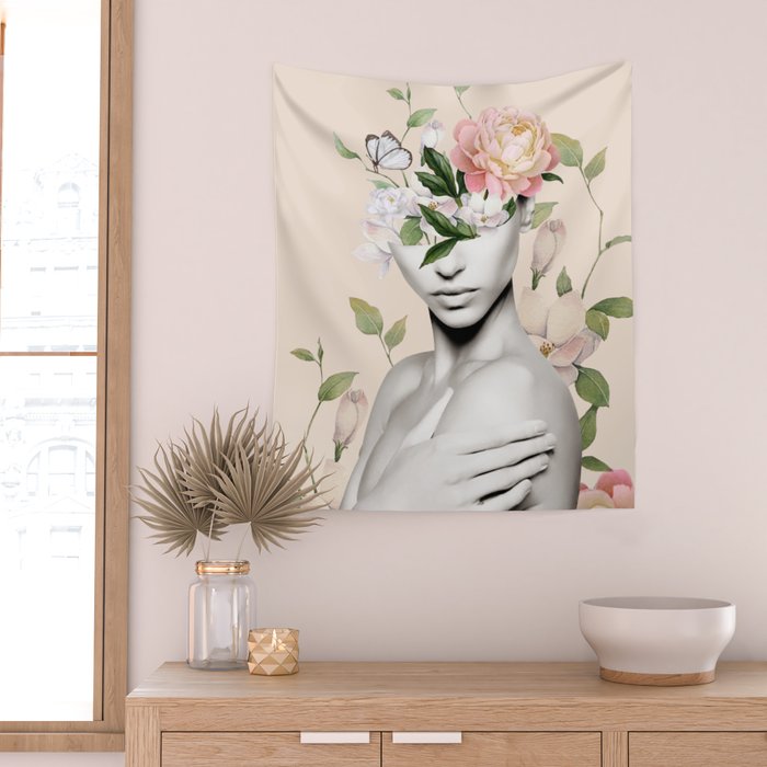 Floral beauty 6 Wall Tapestry Gallery Image 2