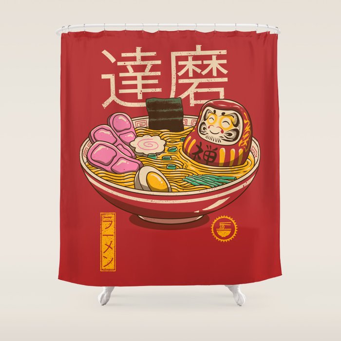 Zen Ramen Shower Curtain Gallery Image 1