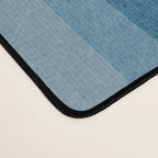 Modern Abstract Shapes Blue Orange Yellow Desk Mat Gallery Image 4