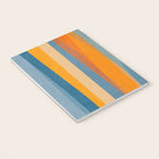 Modern Abstract Shapes Blue Orange Yellow Notebook Gallery Image 3