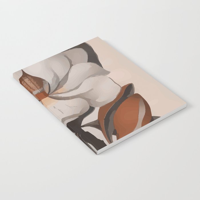 Vintage Magnolia Blossom Botanical Floral Print Notebook Gallery Image 2