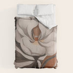 Vintage Magnolia Blossom Botanical Floral Print Duvet Cover Gallery Image 6