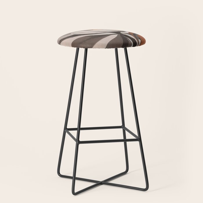 Vintage Magnolia Blossom Botanical Floral Print Stool Gallery Image 1