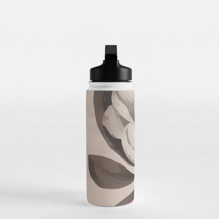 Vintage Magnolia Blossom Botanical Floral Print Water Bottle Gallery Image 3