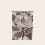Vintage Magnolia Blossom Botanical Floral Print Wall Hanging Gallery Image 1