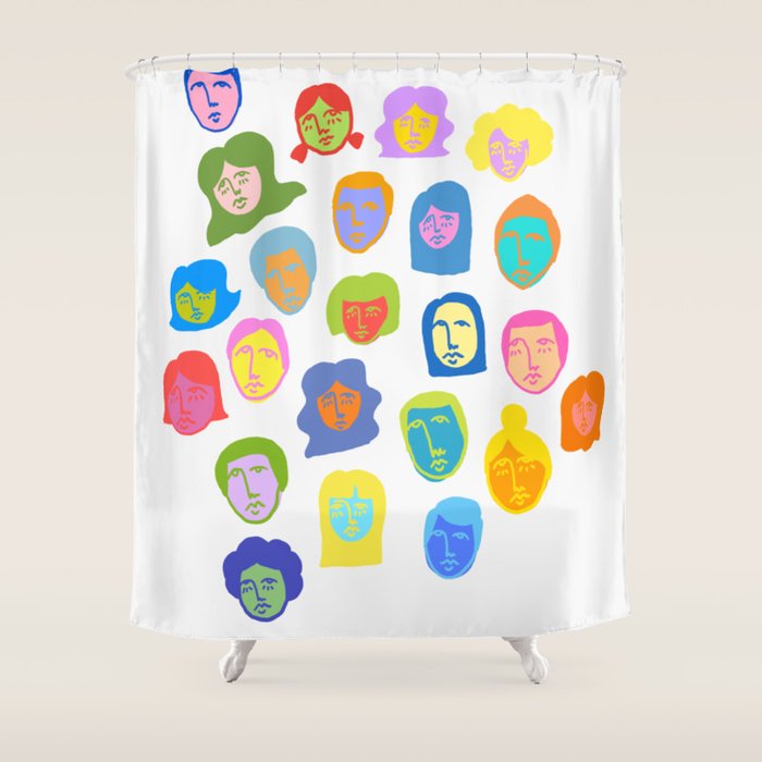 Everyday People Shower Curtain Gallery Image 1