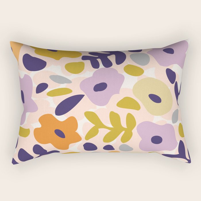 Design Gallery Berlin floral icons of design Rectangular Pillow Gallery Image 2