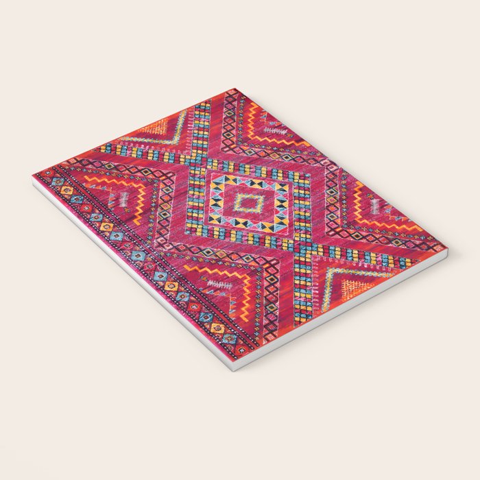 Rose Oasis: Vintage Bohemian Geometric Heritage Notebook Gallery Image 3