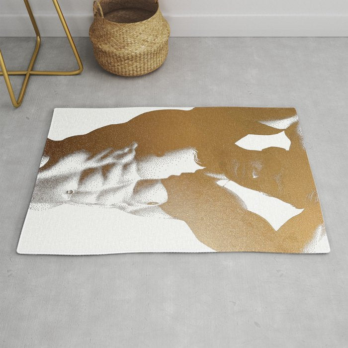 Obscured (Gold doesn't print shiny) Rug Gallery Image 1